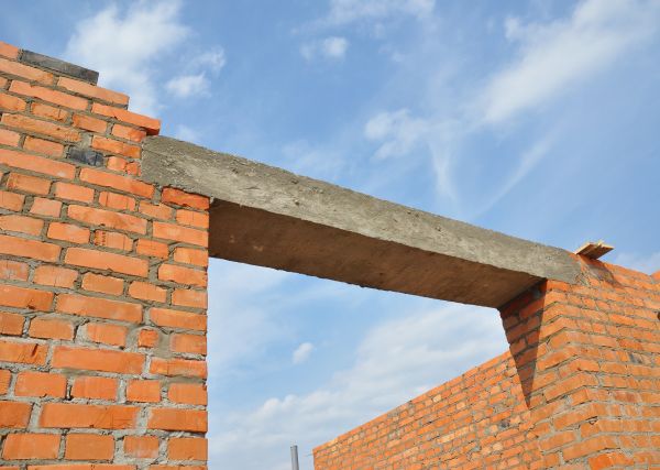 Lintel Installation in Santa Cruz