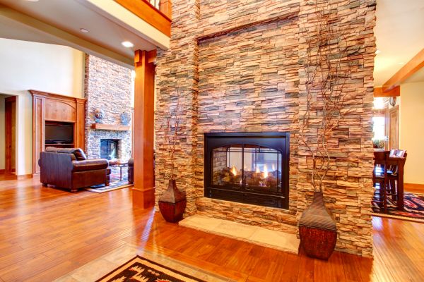 Stone Hearth Installation in Santa Cruz